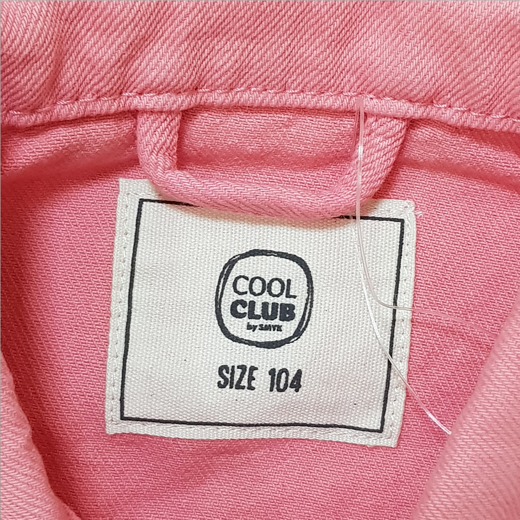کت جینز دخترانه 31870 سایز 2 تا 15 سال مارک COOL CLUB