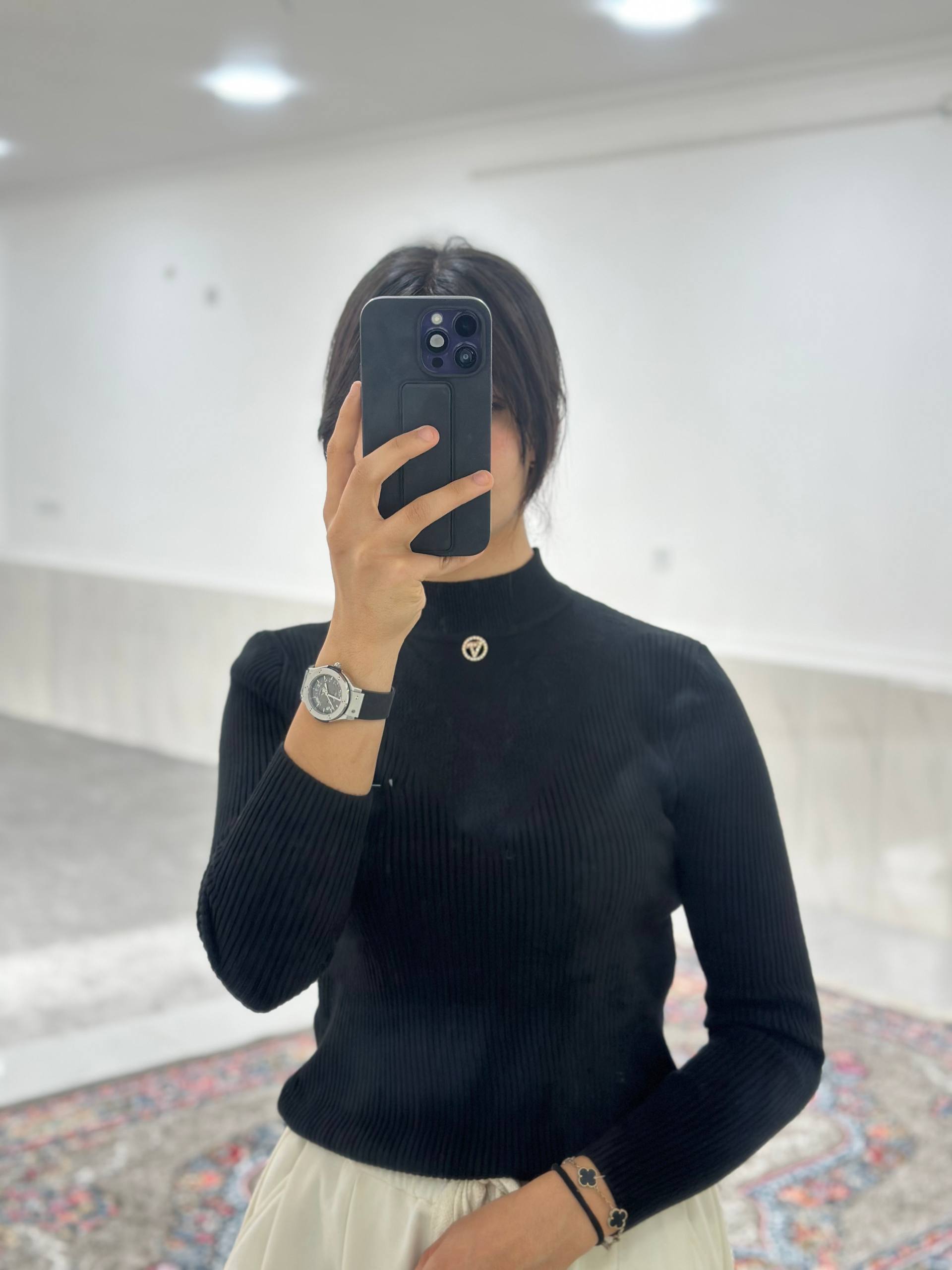 بلوز بافت زنانه کد 420417