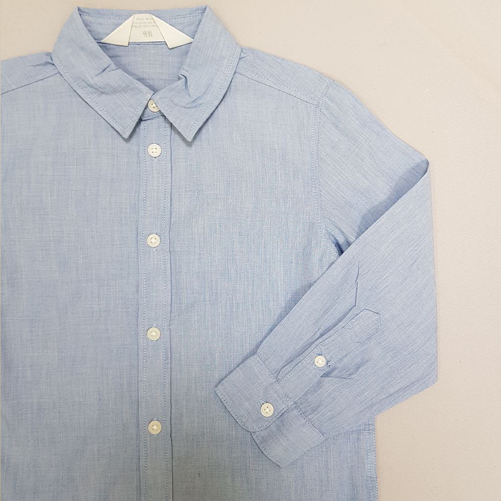 پیراهن پسرانه 31880 سایز 1.5 تا 10 سال مارک H&M