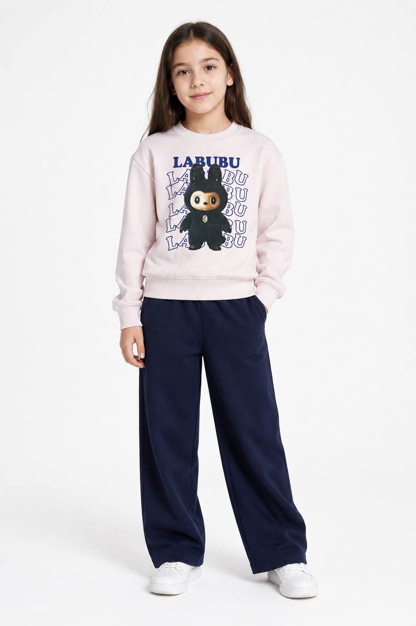 ست پلیور شلوار دخترانه 31877 سایز 2 تا 11 سال مارک M&S   *