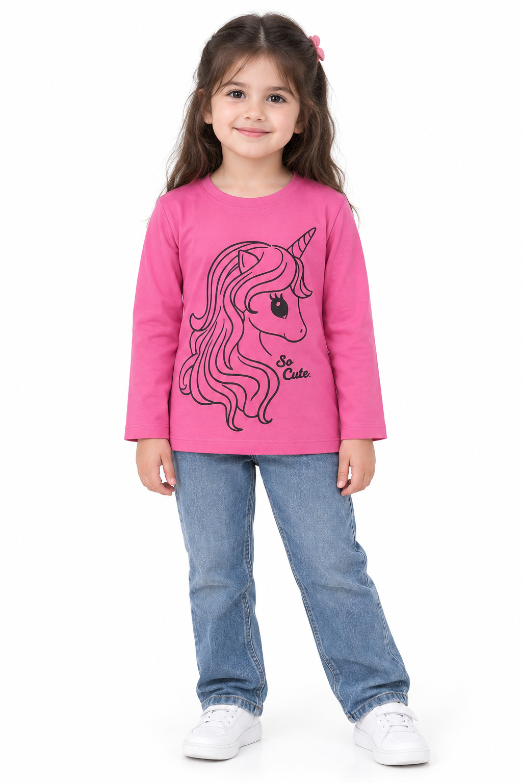بلوز دخترانه 31813 سایز 3 تا 10 سال مارک BLUKIDS
