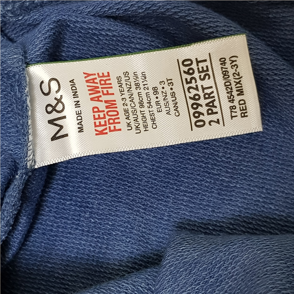 ست پلیور شلوار دخترانه 31883 سایز 2 تا 11 سال مارک M&S