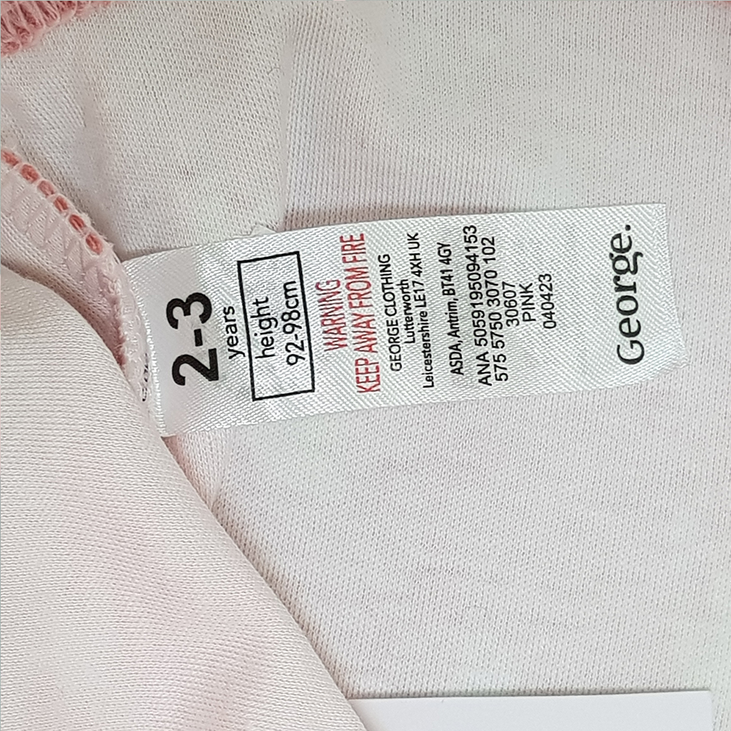 ست دخترانه 31776 سایز 2 تا 10 سال مارک GEORGE
