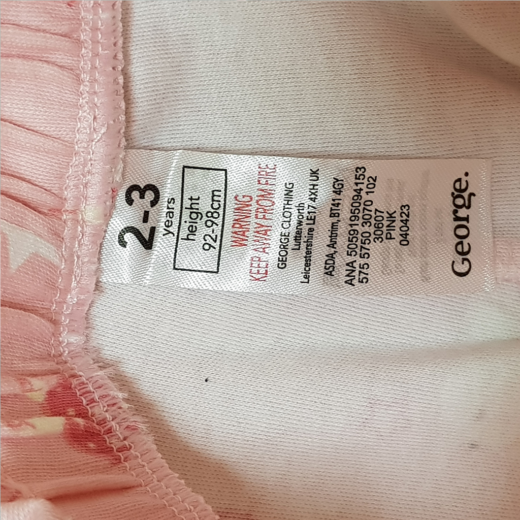 ست دخترانه 31776 سایز 2 تا 10 سال مارک GEORGE