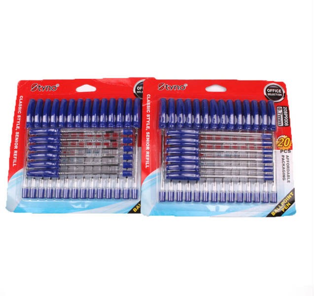 خودکار آبی 20 عدد 16469 tyno ball pen