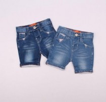 شلوارک جینز دخترانه 110243 سایز 6 تا 36 ماه مارک Denim