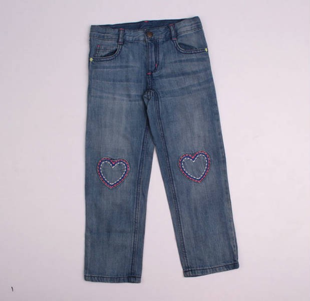 شلوار جینز دخترانه 110385 سایز 3 ماه تا 5 سال مارک CRAZY