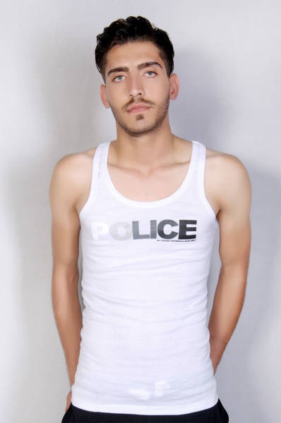 تی شرت مردانه 110514 سایز Free کد 10 مارک POLICE