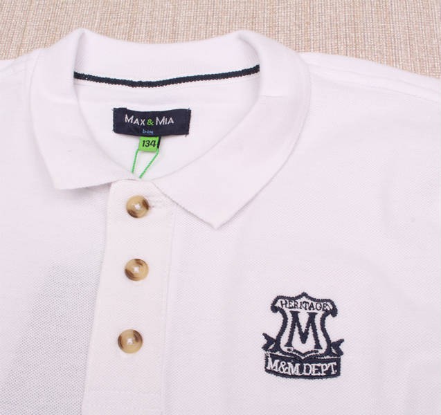تی شرت یقه دار پسرانه 110542 سایز 8 تا 11 سال مارک MAXA MIA