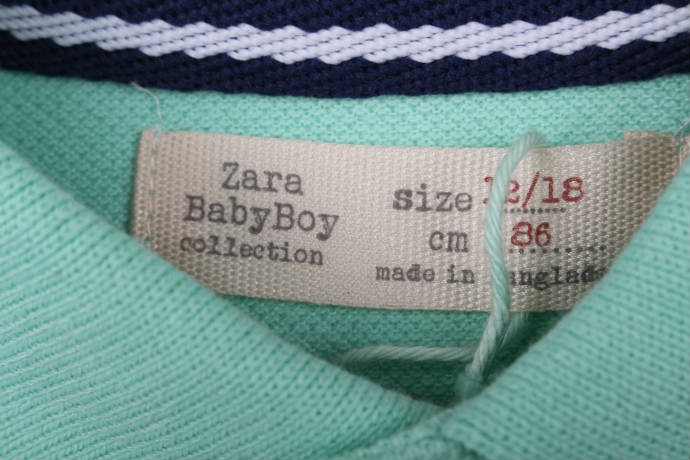 تی شرت پسرانه 16043 سایز 3 ماه تا 10 سال مارک ZARA