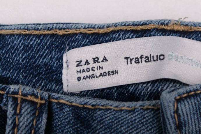 شرتک جینز زنانه 13979 سایز 32 تا 40 مارک ZARA