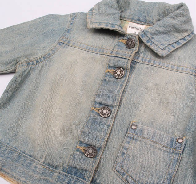 پیراهن جینز پسرانه 110798 سایز بدوتولد تا 24 ماه مارک CARTERS