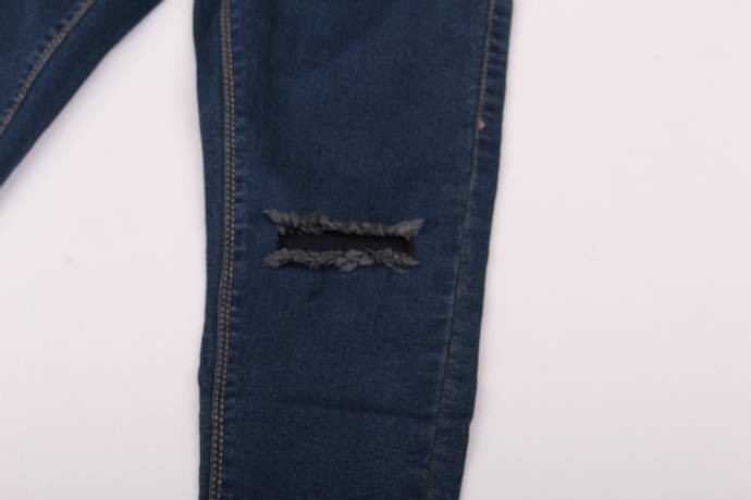 شلوار جینز کشی 13740 سایز 9 تا 14 سال کد 1 مارک HIGHWAST