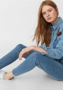 شلوار جینز زنانه 13684 Mango