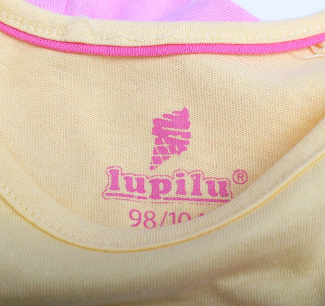 تی شرت سه عددی دخترانه 111087 سایز 1.5 تا 6 سال مارک LUPILU