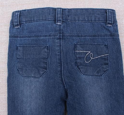 شلوار جینز دخترانه 11403 سایز 9 ماه تا 5 سال مارک GEE JAY