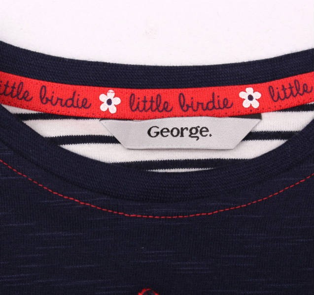 تی شرت دخترانه 13341 سایز 1/5 تا 6 سال George