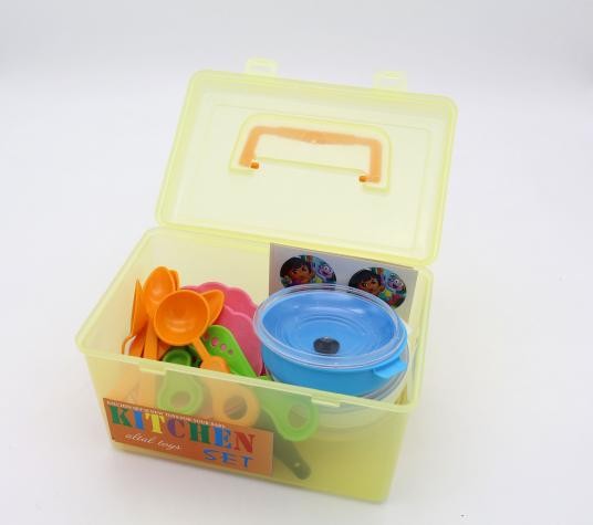 ست ظرف غذای اسباب بازی کودک جعبه ای کد17488