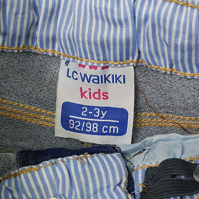 شلوارک جینز 20456 سایز 1.5 تا 8 سال مارک LC WALKIKI