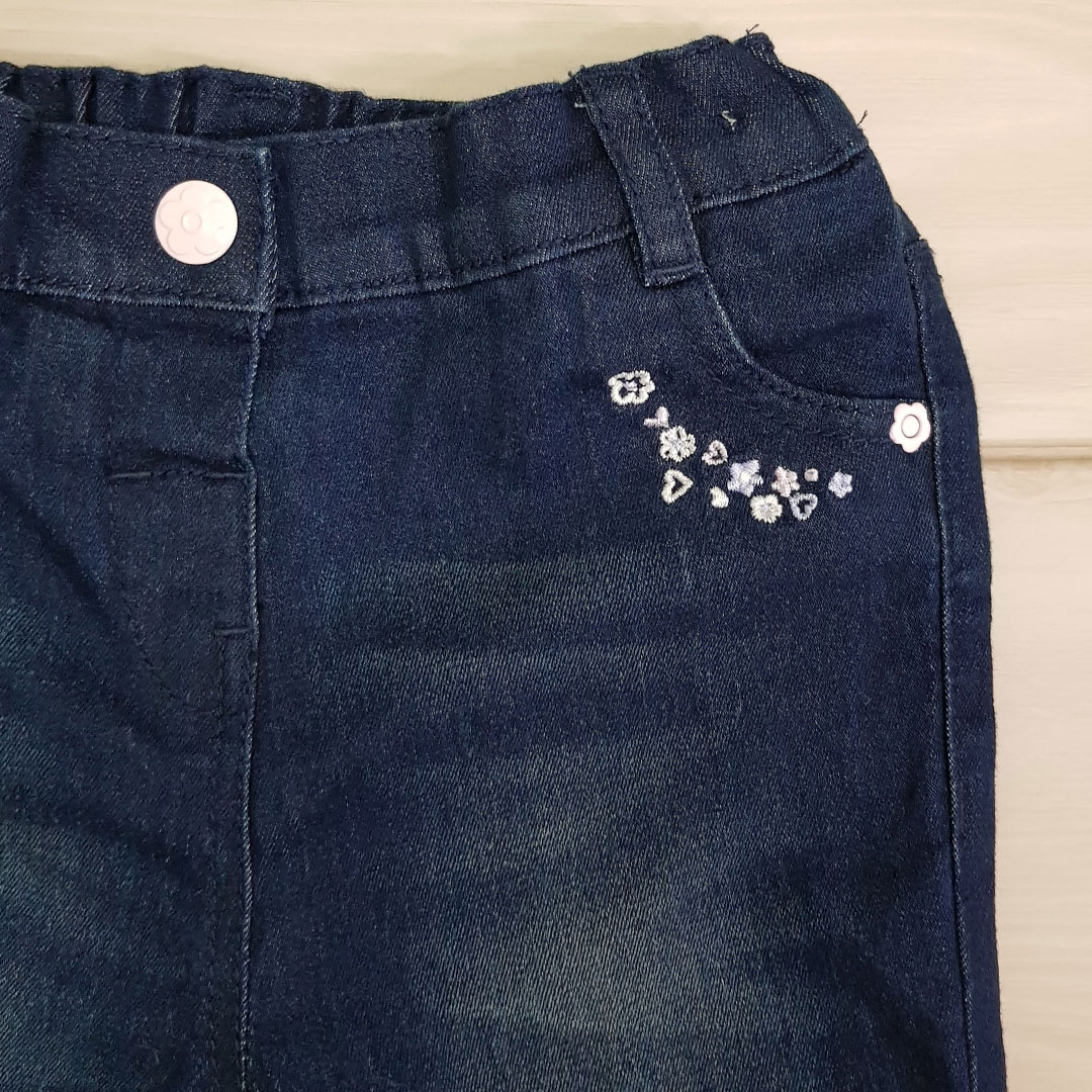 شلوار جینز دخترانه 21008 سایز 6 ماه تا 2 سال مارک BABY CLUB