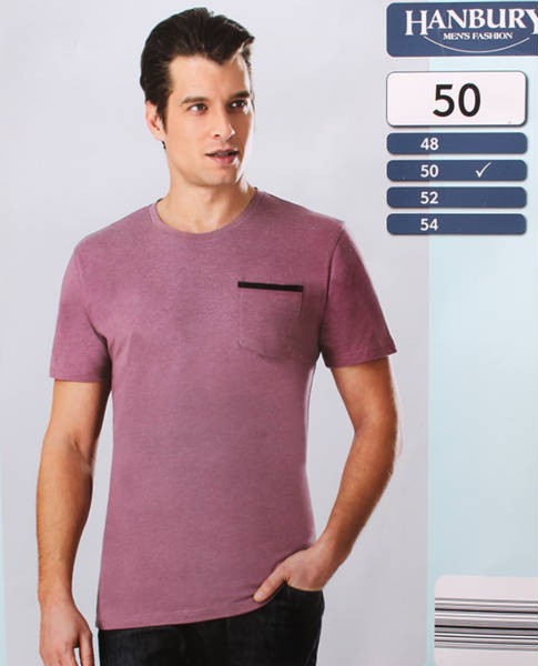 تی شرت مردانه 13863 سایز 48 تا 56 مارک hanbuby