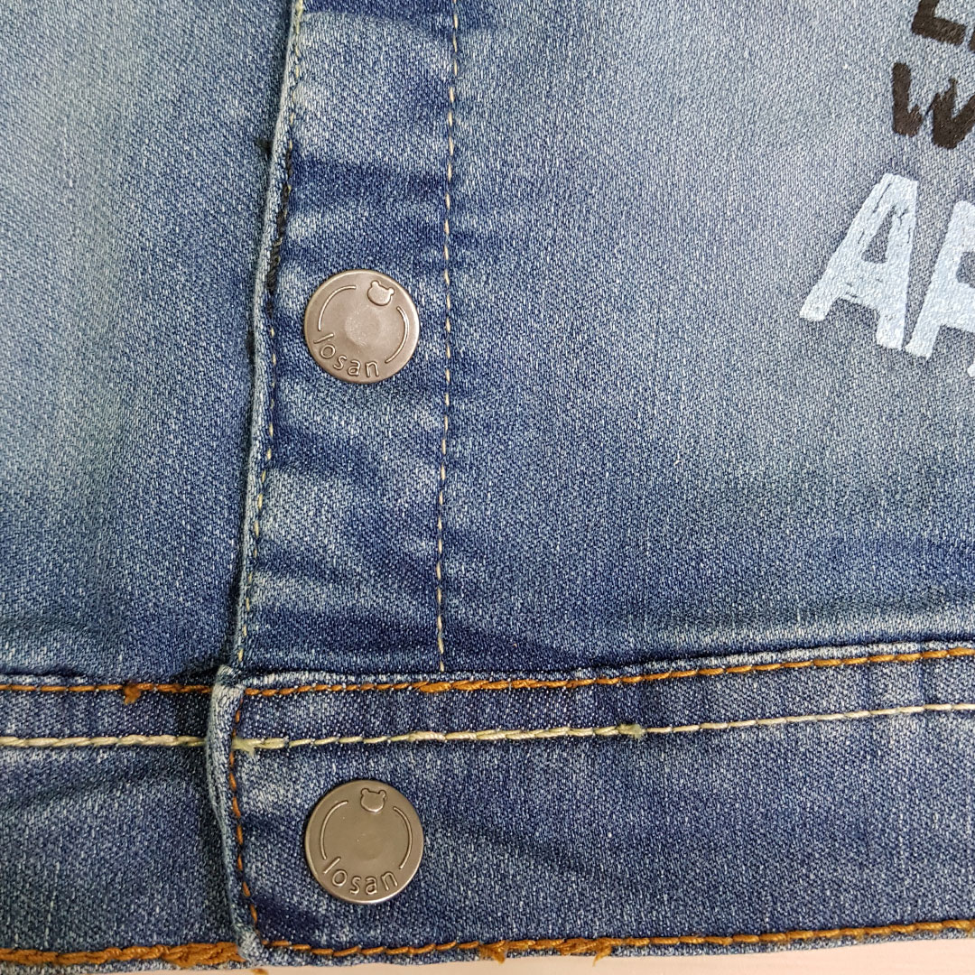 کت جینز 21093 سایز 3 تا 24 ماه مارک LOSAN DENIM