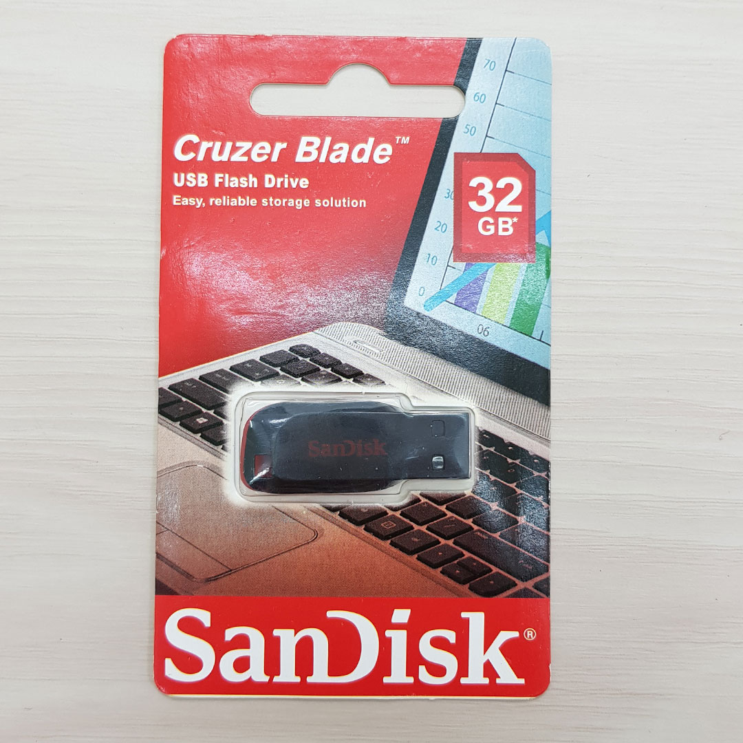 فلش SANDISK cruzer blade 32GB کد 51079