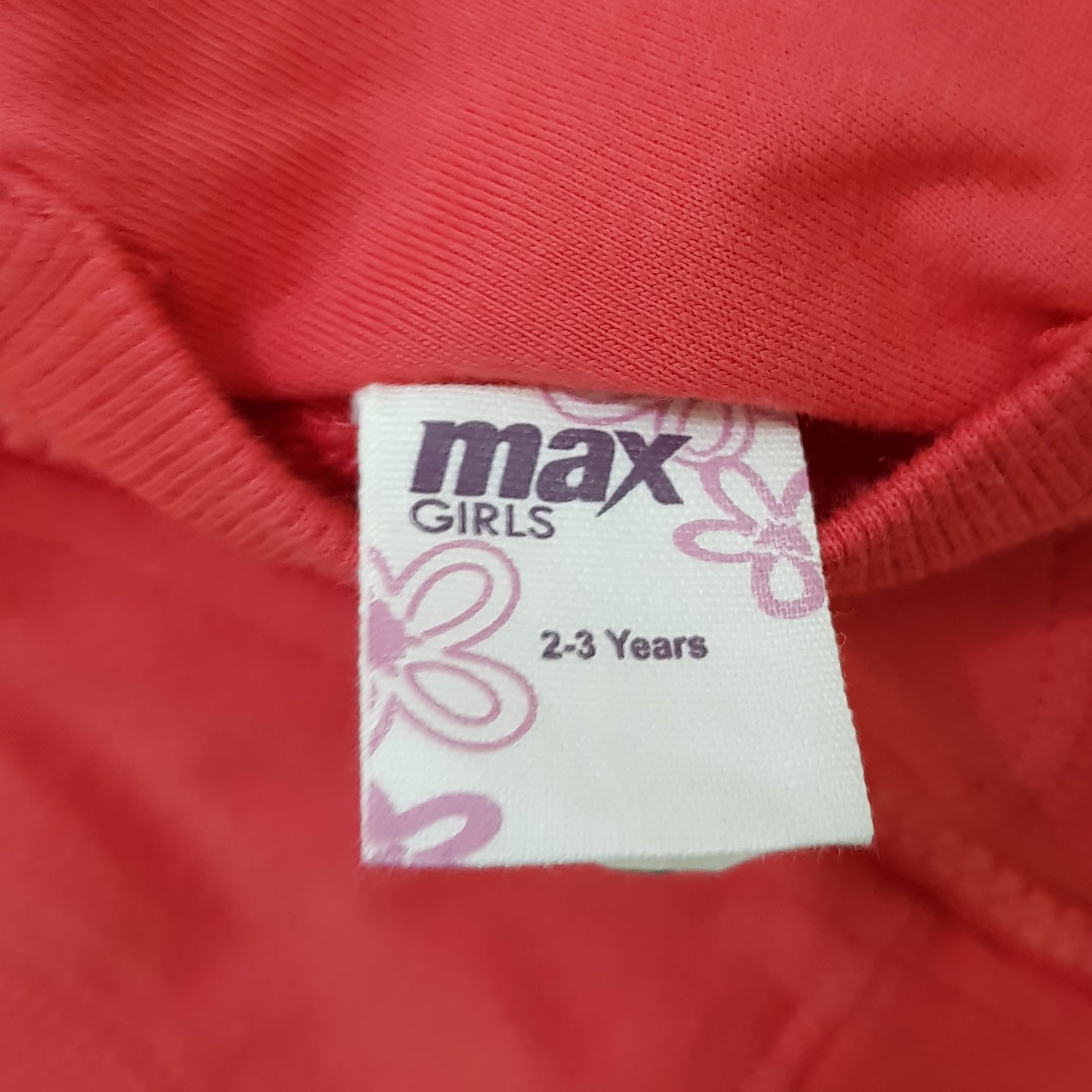 سویشرت دو رو دخترانه 21500 سایز 6 ماه تا 6 سال مارک MAX