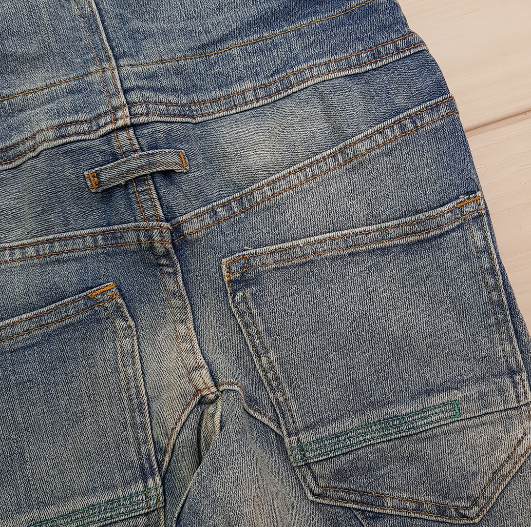 پیشبندار جینز 21949 سایز 1.5 تا 7 سال