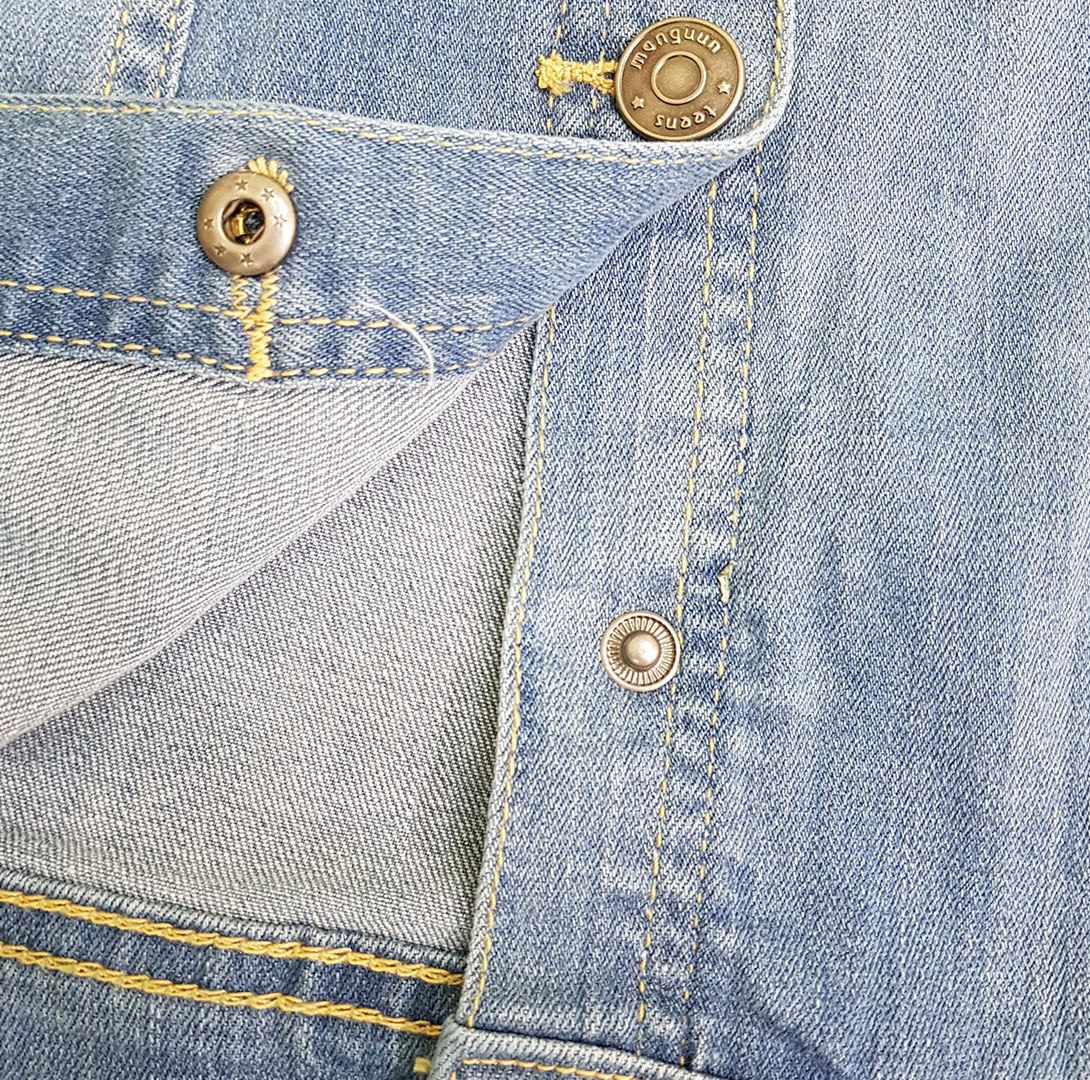 ژاکت جینز دخترانه 22261 سایز 7 تا 14 سال مارک MANGUUM
