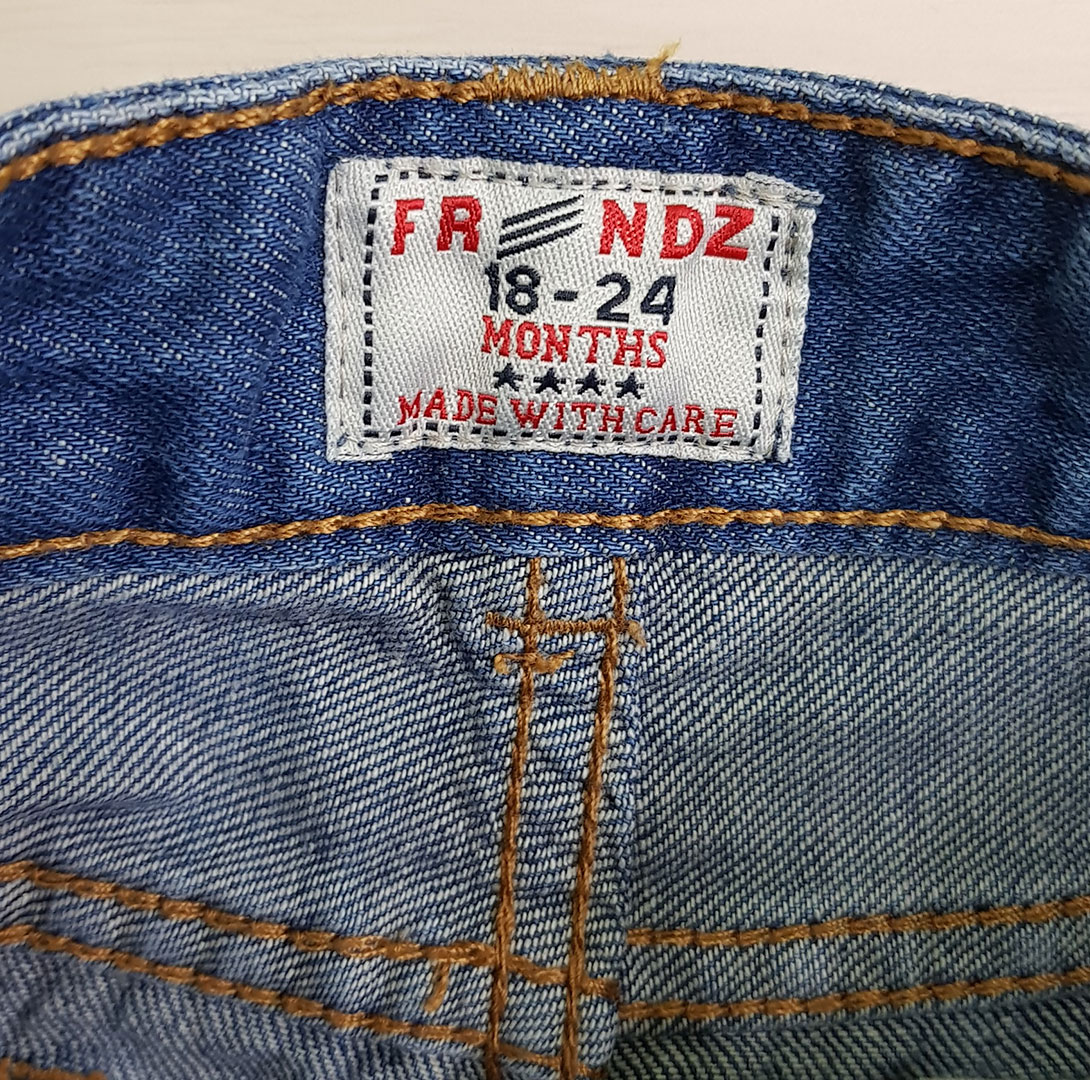 شلوار جینز پسرانه 22805 سایز 6 تا 24 ماه مارک FRENDZ