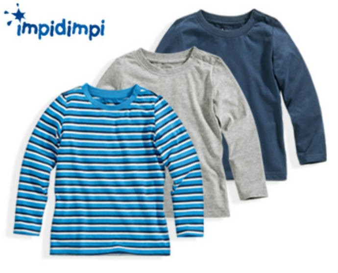 تی شرت سه عددی پسرانه 18234 سایز 62 تا 104 مارک IMPIDIMPI