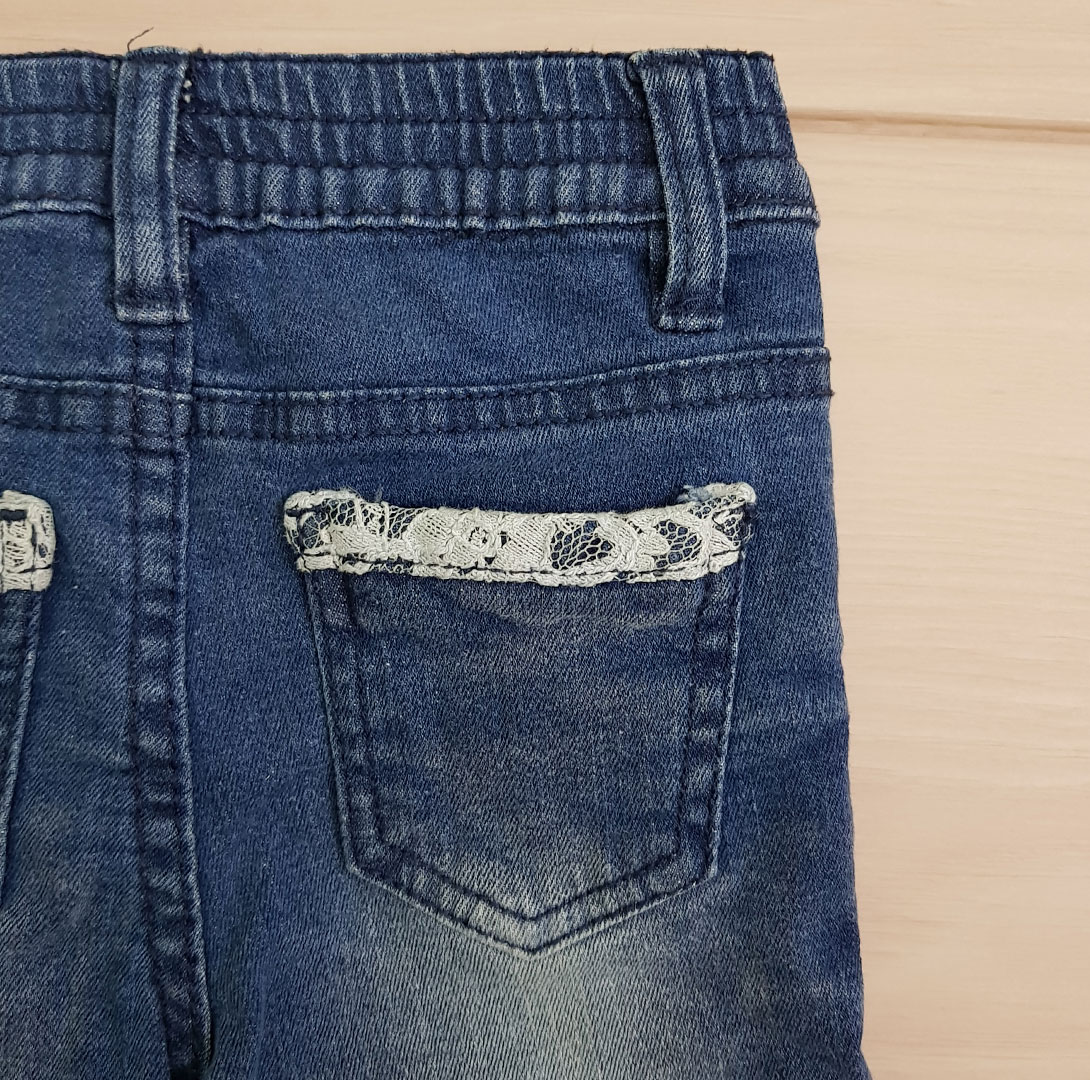 شلوار جینز دخترانه 11818 سایز 2 تا 7 سال مارک KIKI&KOKO
