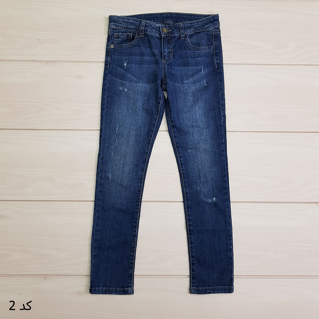 شلوار جینز دخترانه 23059 سایز 1 تا 14 سال