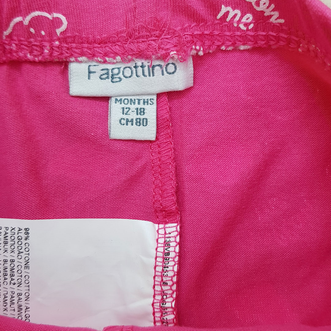 شلوار راحتی دخترانه 23107 سایز 3 تا 36 ماه مارک FAGOTTINO