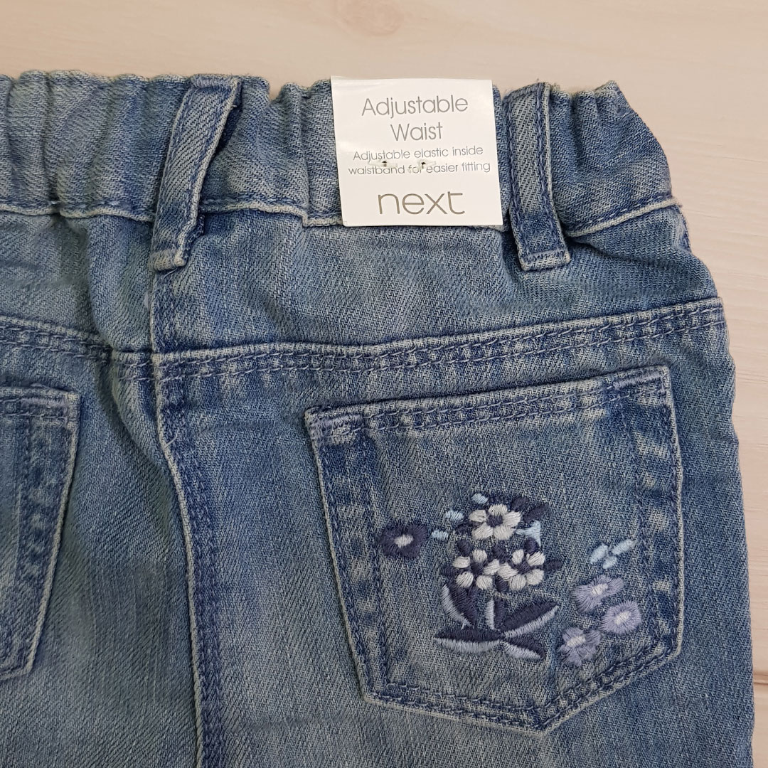 شلوار جینز دخترانه 23156 سایز 3 ماه تا 5 سال مارک NEXT