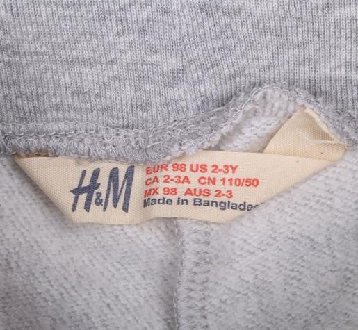 شلوار گرم دخترانه 10852 سایز 2 تا 11 سال مارک H&M