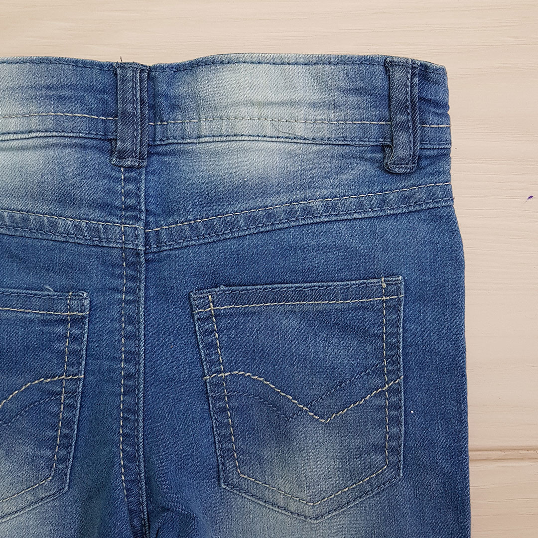 شلوار جینز کمرکش دخترانه 23578 سایز 9 ماه تا 3 سال مارک TOPOMINI