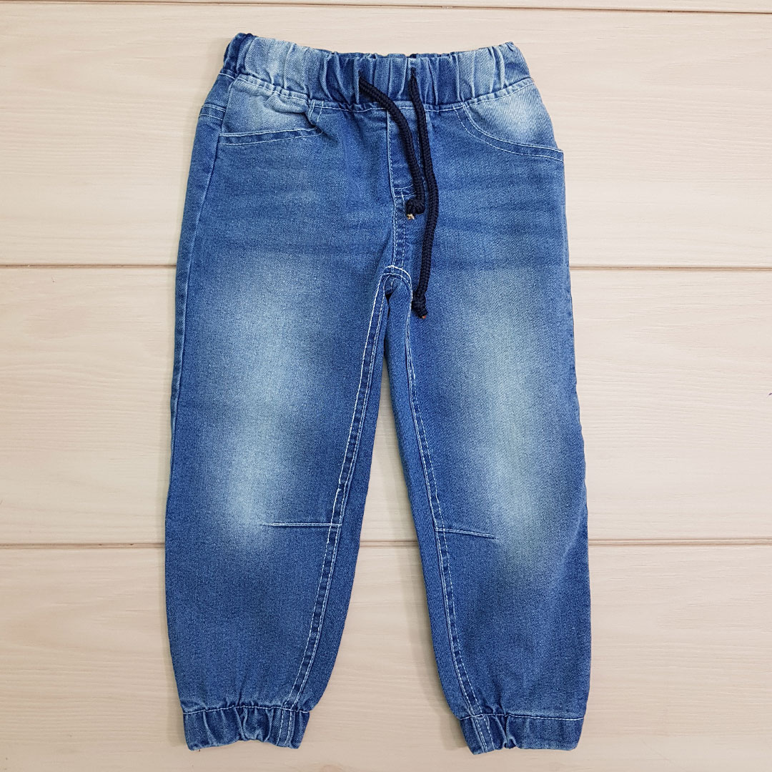 شلوار جینز کمرکش 23451 سایز 1 تا 8 سال مارک MANGO