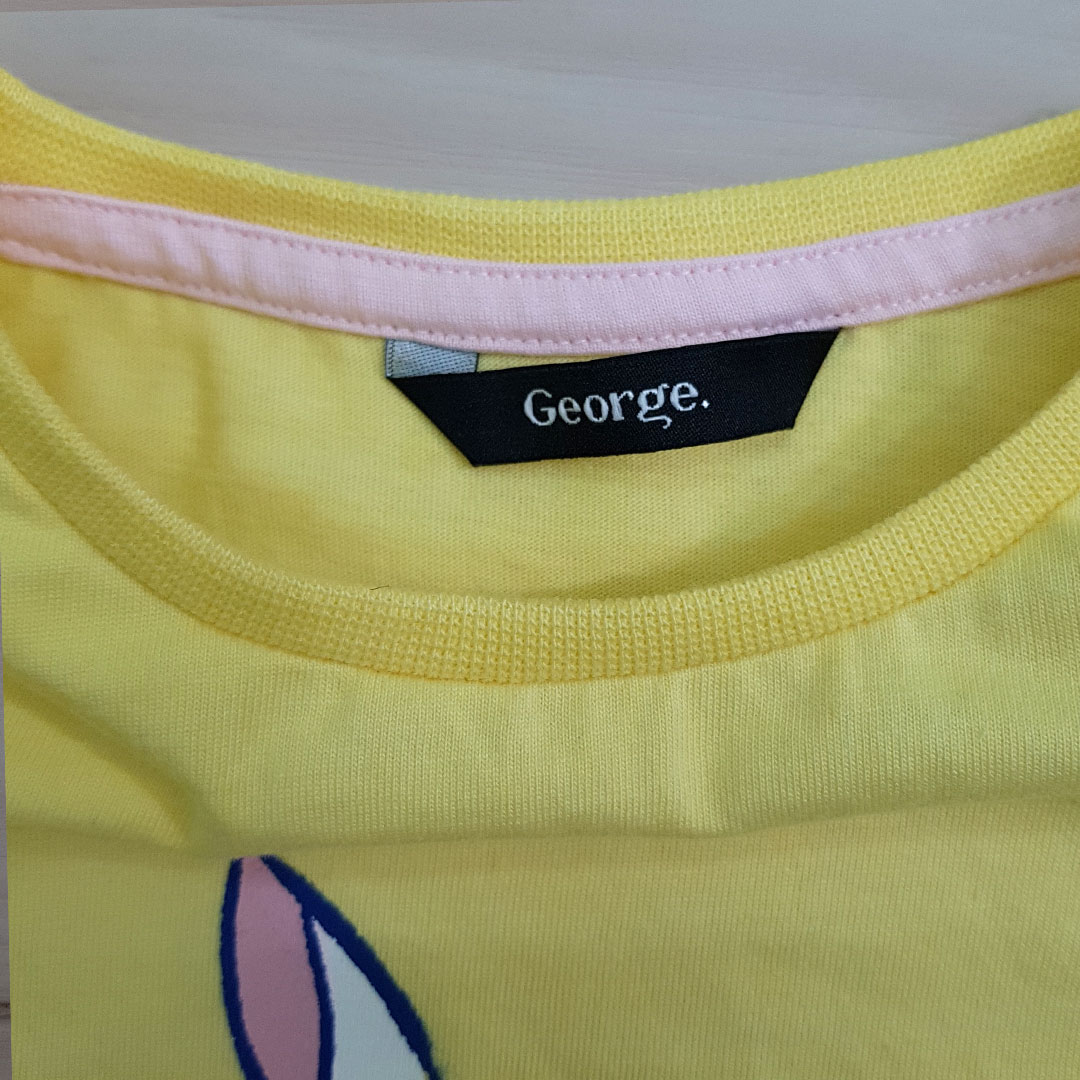 تی شرت دخترانه 23389 سایز 3 تا 7 سال مارک GEORGE