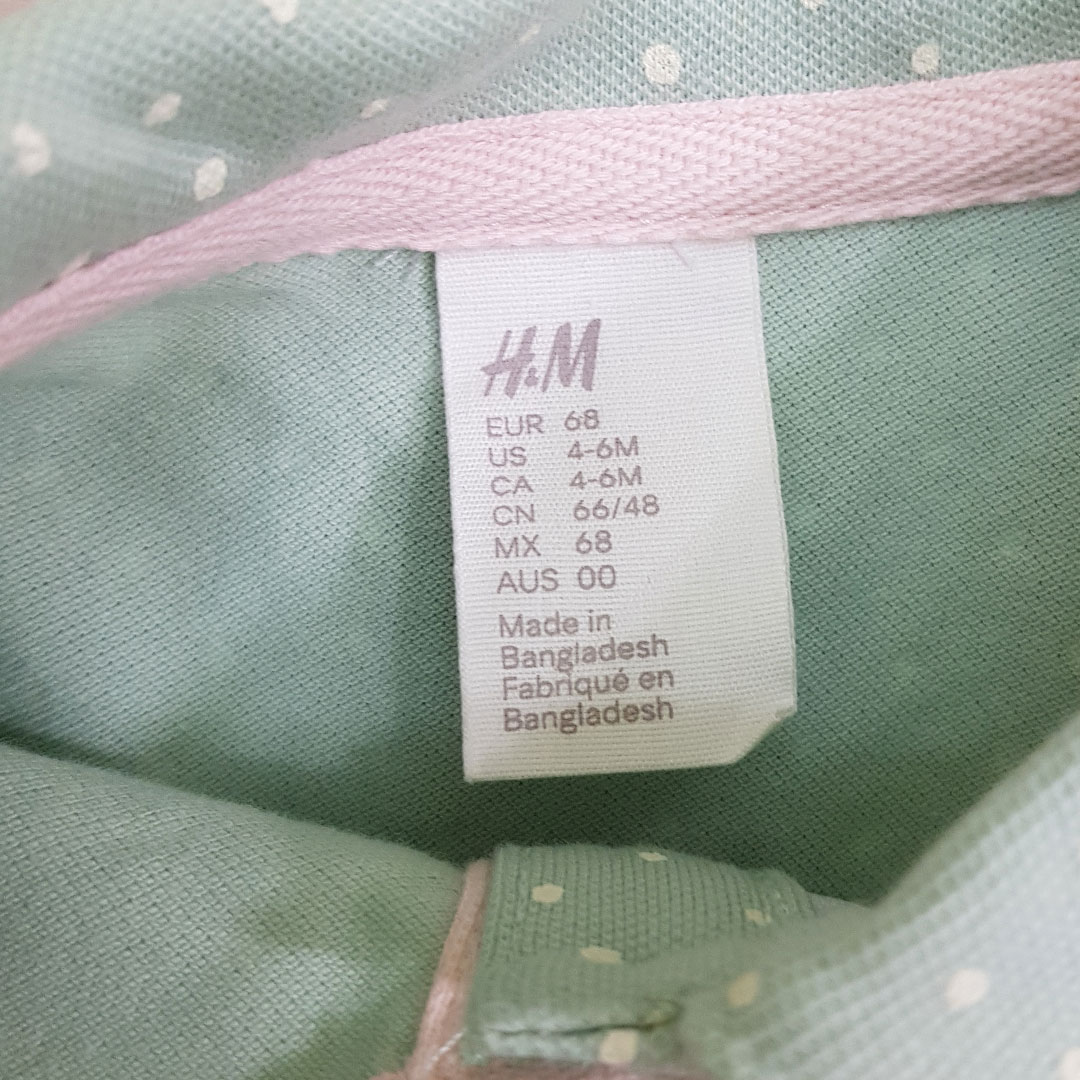 تی شرت 23480 سایز 4 ماه تا 2 سال مارک H&M