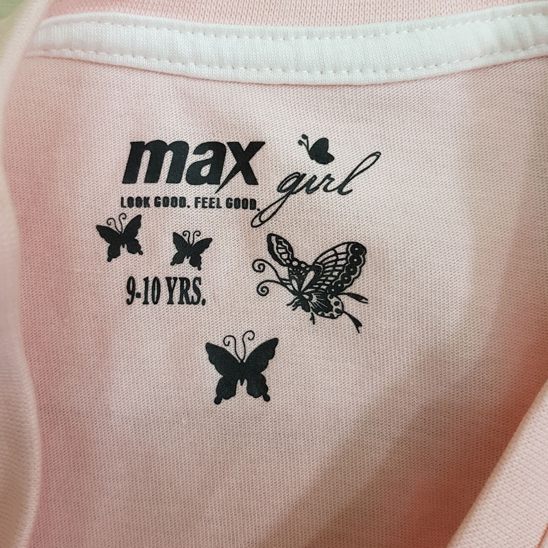 تی شرت دخترانه 23798 سایز 8 تا 16 سال مارک MAX