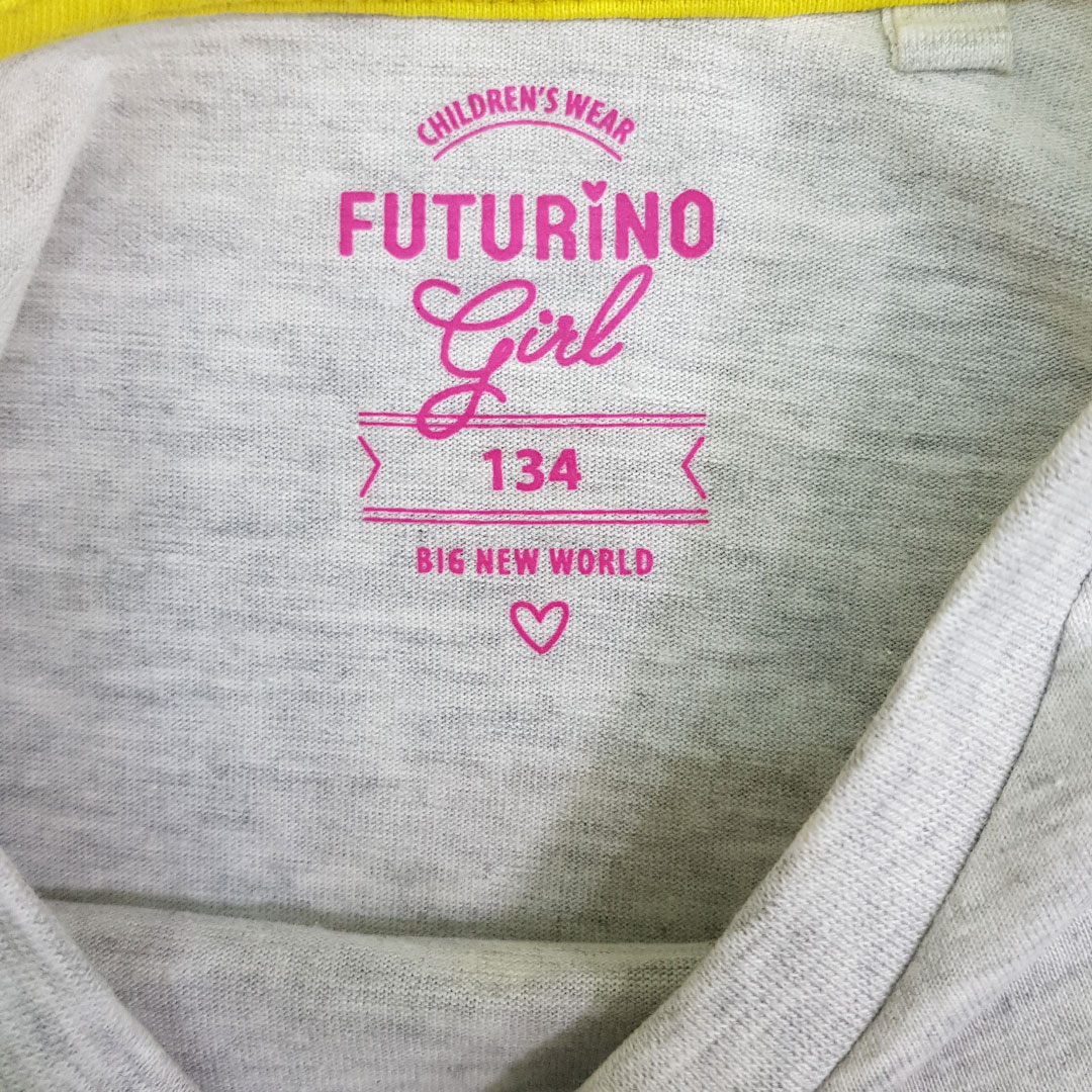 تی شرت دخترانه 23839 سایز 9 تا 14 سال مارک  FUTURINO