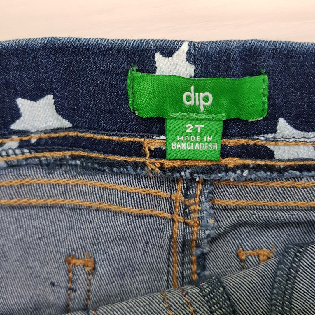 شلوار جینز دخترانه 23878 سایز 2 تا 5 سال مارک DIP