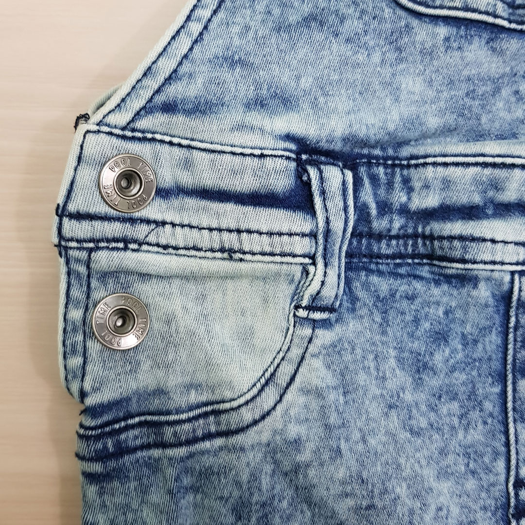 پیشبندار جینز پسرانه 24239 سایز 6 تا 24 ماه مارک MAX