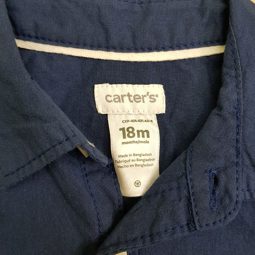 پیراهن پسرانه 24284 سایز 9 ماه تا 8 سال مارک Carters