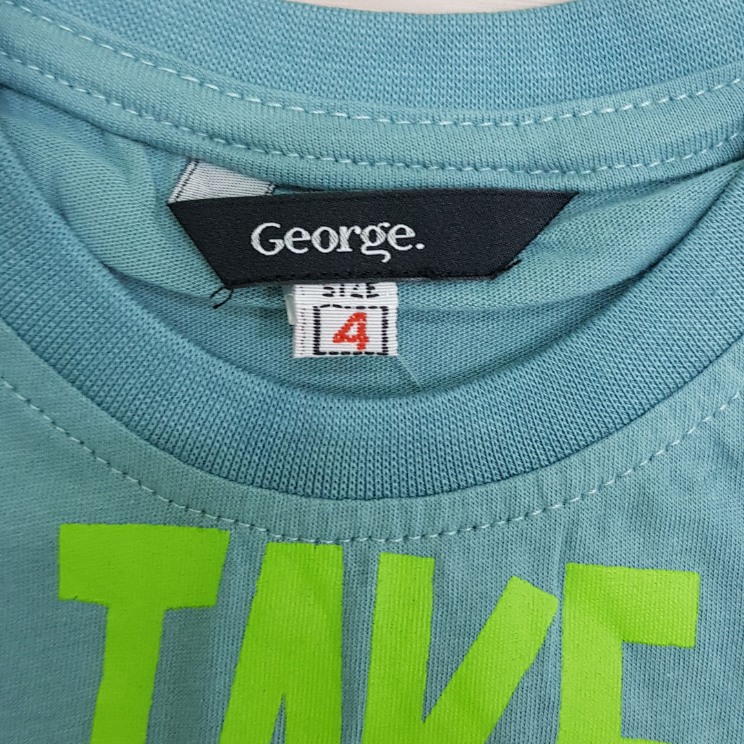 تی شرت پسرانه 24242 سایز 2 تا 8 سال مارک GEORGE