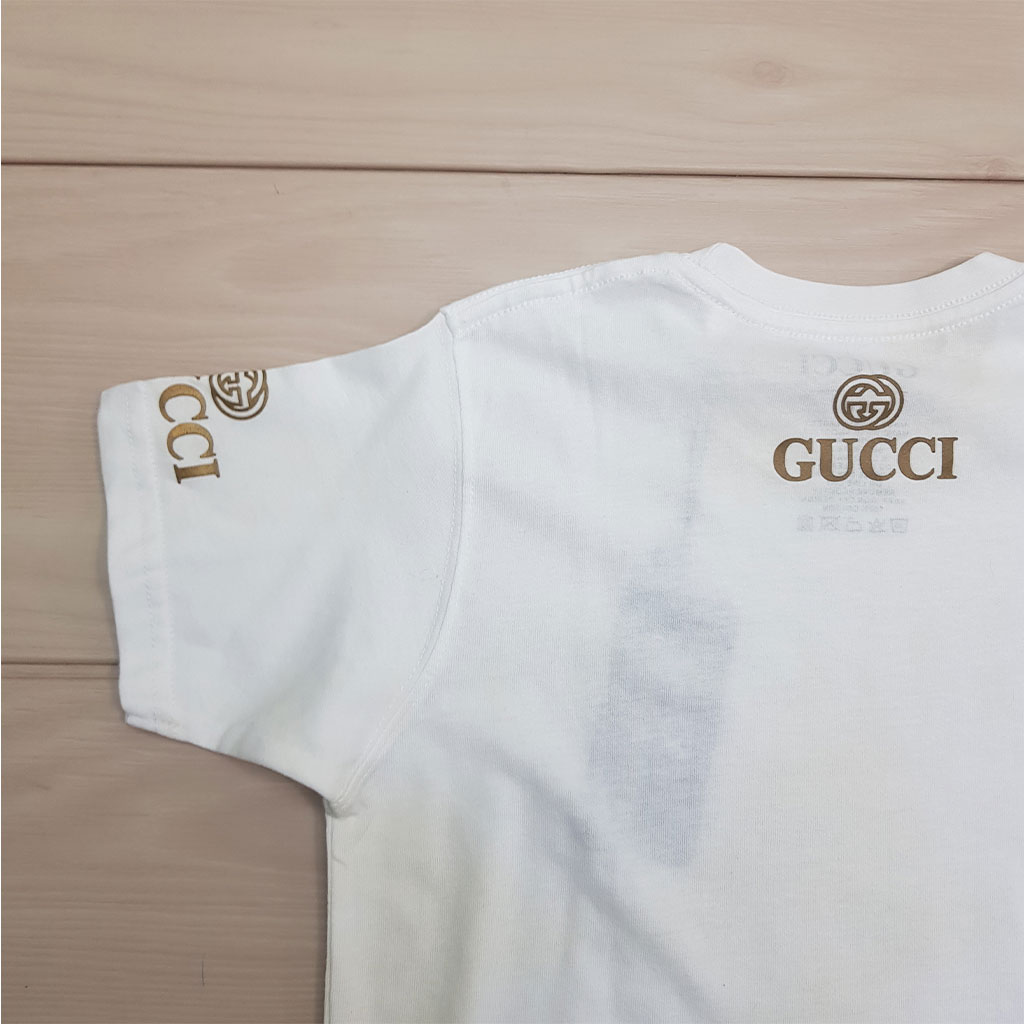 تی شرت پسرانه 24592 سایز 2 تا 16 سال مارک GUCCI