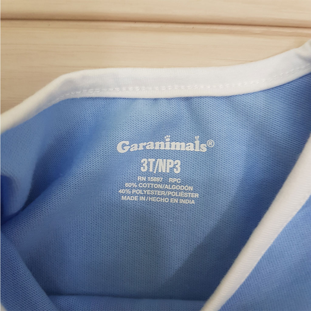 تی شرت دخترانه 24956 سایز 2 تا 5 سال مارک GARANIMALS