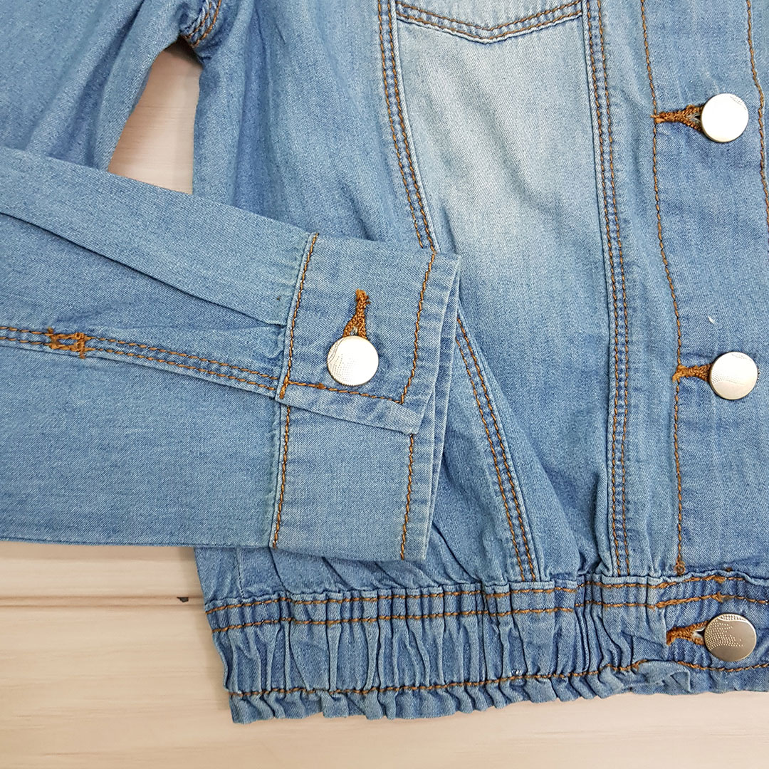 پیراهن جینز دخترانه 25302 سایز 4 تا 14 سال مارک GEEJAY